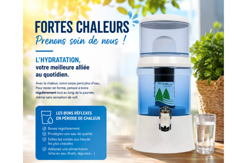 Fortes chaleurs : pourquoi bien s’hydrater devient essentiel