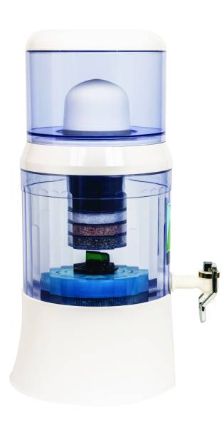 Fontaine EVA en plastique 7 litres blanche avec système magnétique