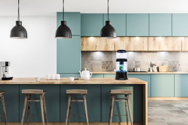 Fontaine EVA en plastique 7 litres noire